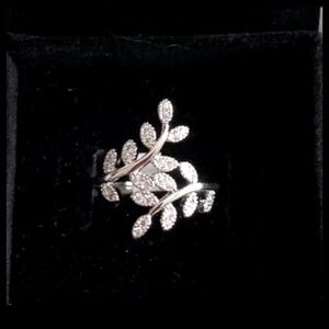 Sterling Silver Swarovski Crystal Ring